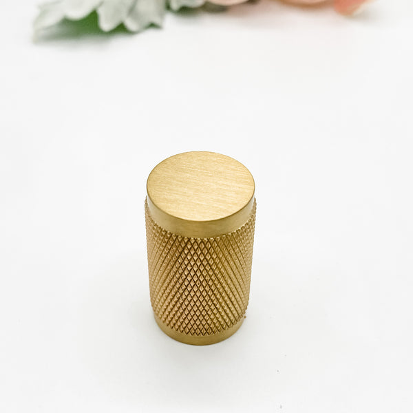 Brass Knurled Knob T-bar And Handle