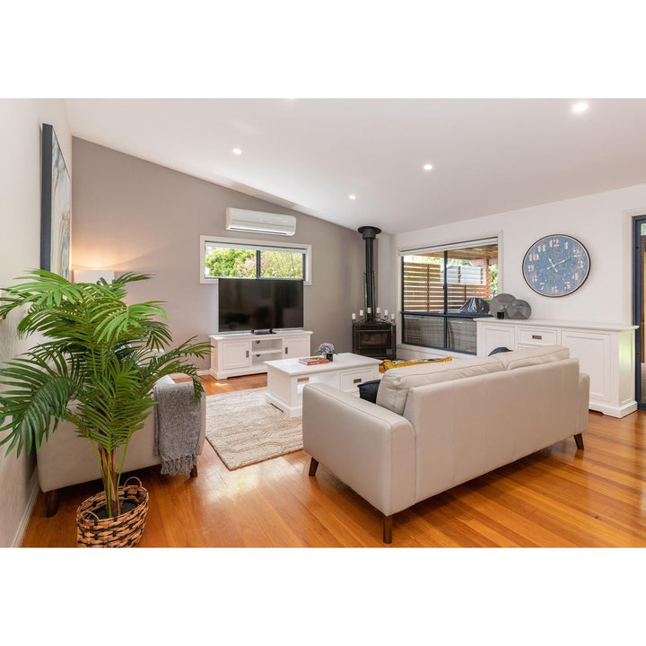 Downy Genuine Leather Sofa Set 3 + 2 Seater Upholstered Lounge Couch - Silver