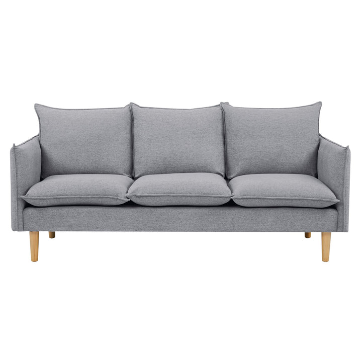 Sinatra 2 + 3 Seater Fabric Sofa Lounge Couch Grey