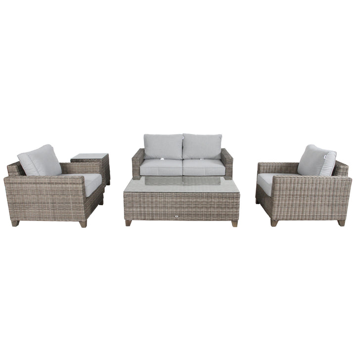 Sophy 2+1+1 Seater Wicker Rattan Outdoor Sofa Set