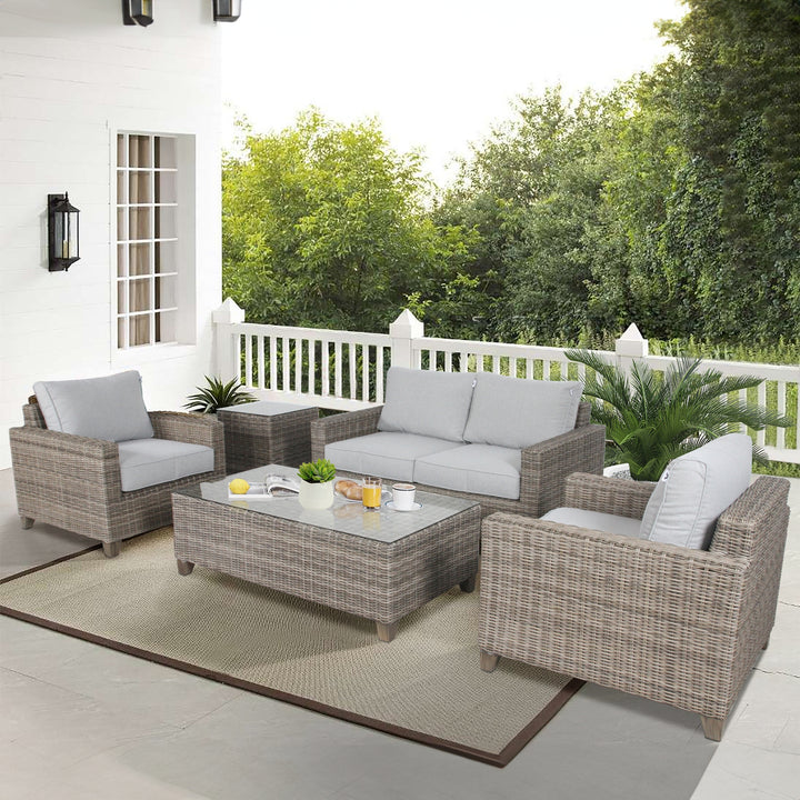 Sophy 3+1+1 Seater Wicker Rattan Outdoor Sofa Set