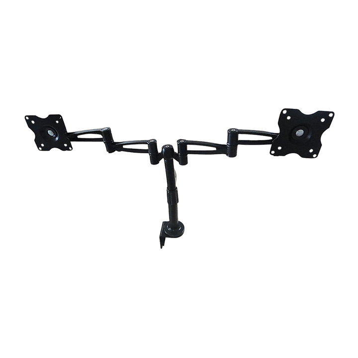 Two-Screen 10-25" Desk Monitor TV Plasma LED LCD Work Mount