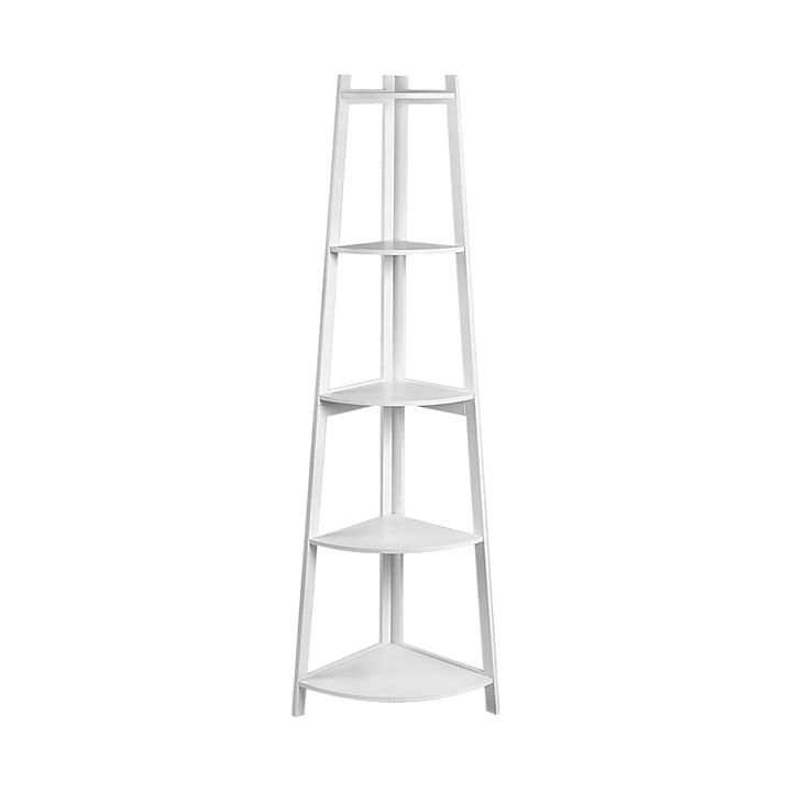 Corner Ladder Shelf Bookcase Display Storage Unit