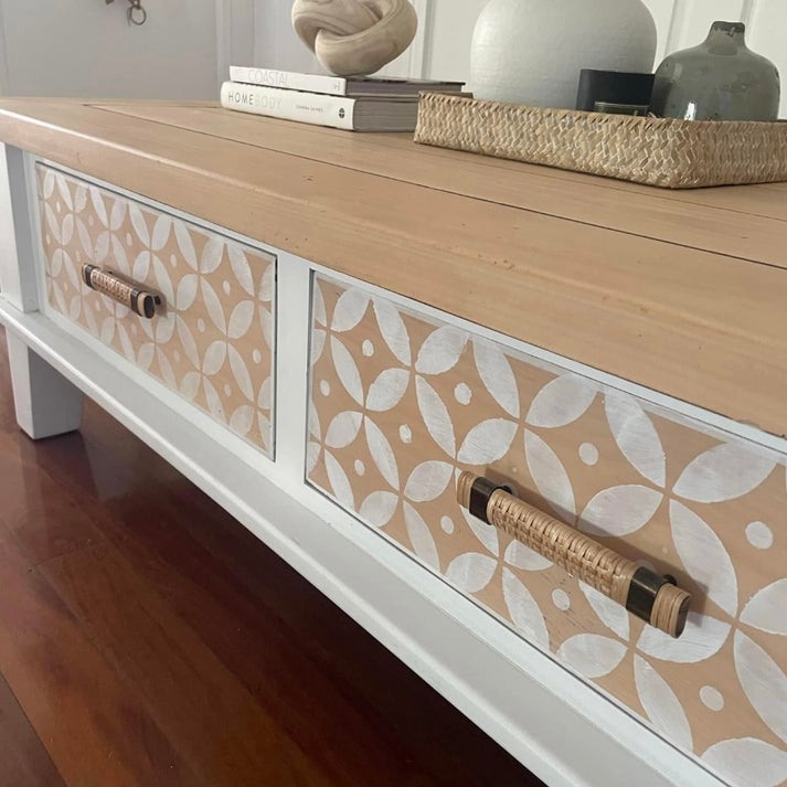 Rattan Large Cabinet Drawer Handle - Sweet Pea Interiors