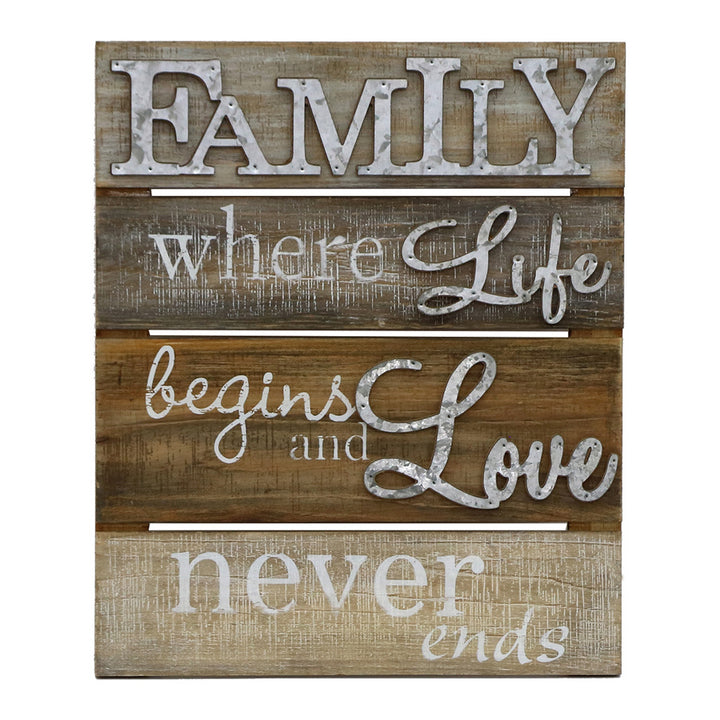 Family Life Wall Accent - Sweet Pea Interiors