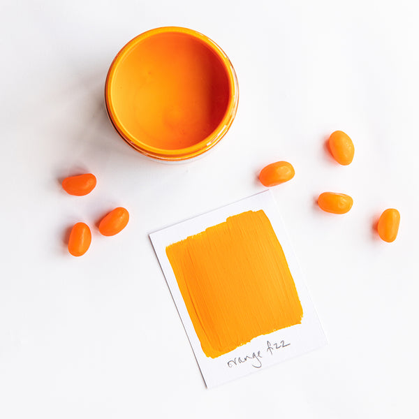 Chalk Finish Paint - Orange Fizz - Sweet Pea Interiors
