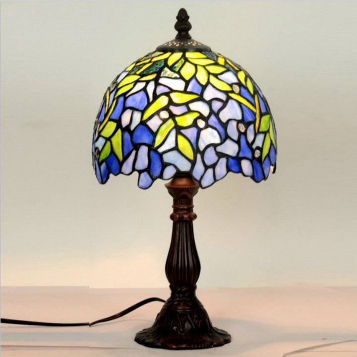 Blue Wisteria Tiffany-Style Mini Table Lamp - Sweet Pea Interiors