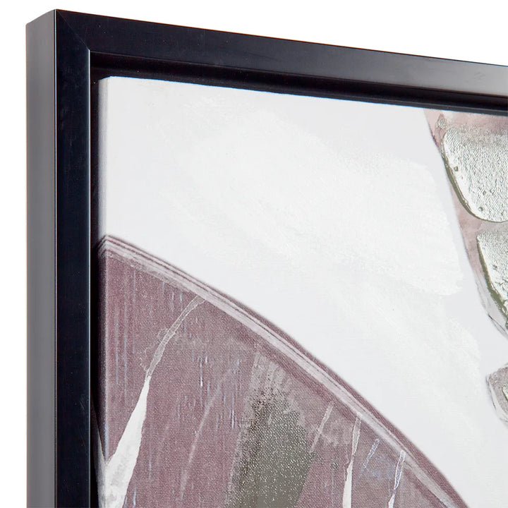 Gillian Enhanced Canvas Print in a Black Shadow Box Frame - Sweet Pea Interiors