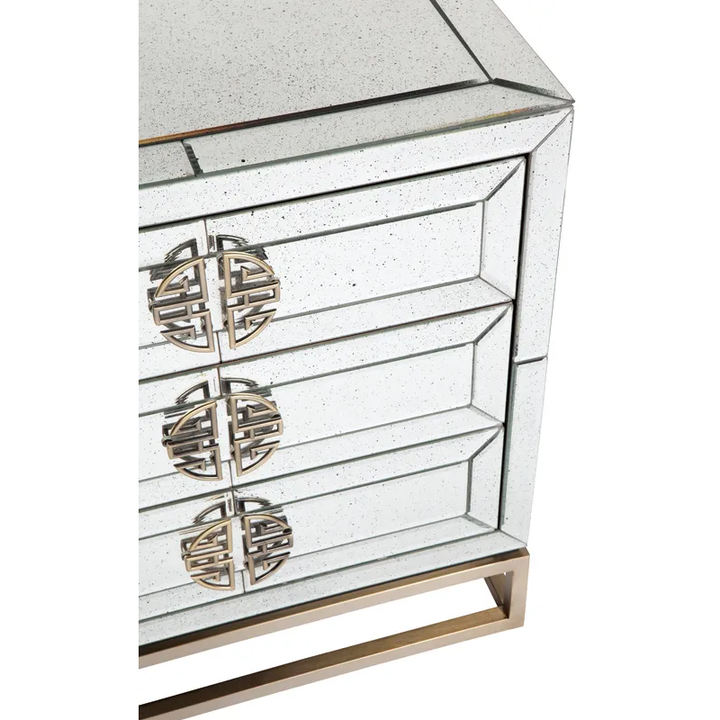 Rochester Mirrored Bedside Table - Sweet Pea Interiors