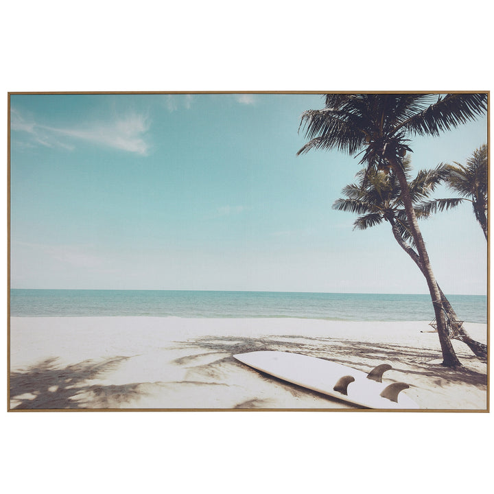 Surfer's Rest Framed Canvas Wall Art - Sweet Pea Interiors