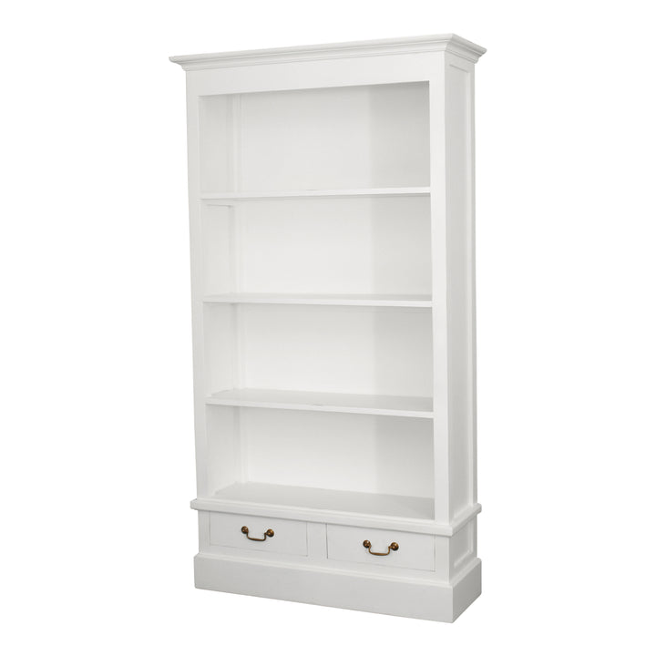 White 2 Drawer Tasmanian Bookcase - Sweet Pea Interiors